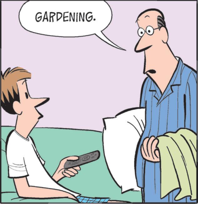 Comics OCR: GARDENING. GARDENING .