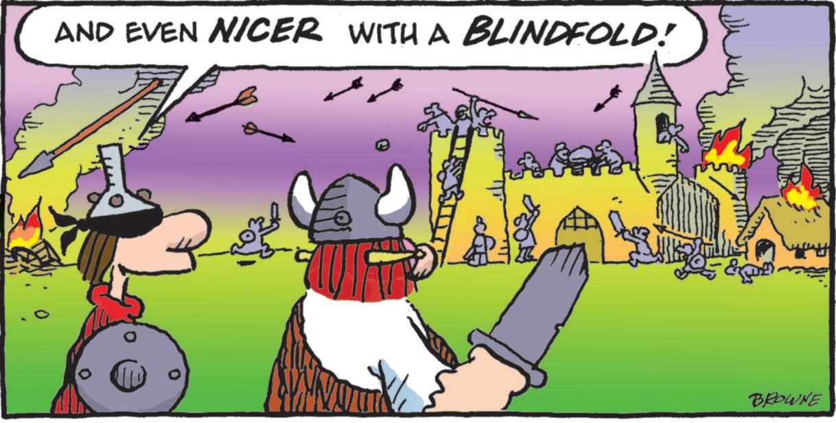 Graphics OCR: AND EVEN NICER WITH A BLINDFOLD! BROWNE AND EVEN NICER WITH A BLINDFOLD ! BROWNE
