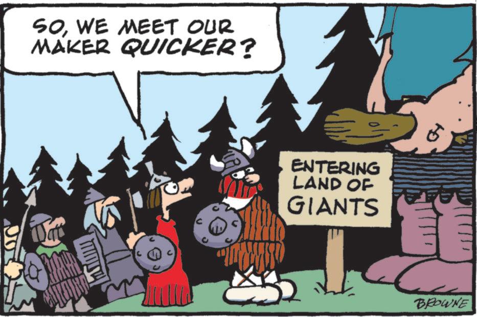 Fictional character OCR: SOWE MEET OUR MAKER QUICKER? C ENTERING LAND OF GIANTS 10 BROWNE SOWE MEET OUR MAKER QUICKER ? C ENTERING LAND OF GIANTS 10 BROWNE