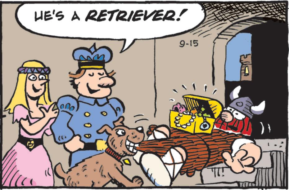 Graphics OCR: HE'S A RETRIEVER! 9-15 ? HE'S A RETRIEVER ! 9-15 ?