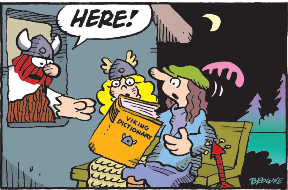 Publication OCR: HERE! VIKING DICTIONARY BROWNE HERE ! VIKING DICTIONARY BROWNE