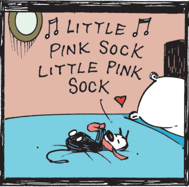 Foot OCR: ? LITTLE ? PINK SOCK LITTLE PINK Sock ? LITTLE ? PINK SOCK LITTLE PINK Sock