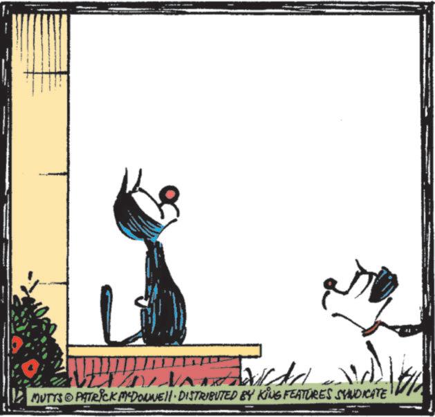 Line art OCR: 17/1/17 MUTTS © PATRICK MCDONNELL DISTRIBUTED BY KING FEATURES SYNDICATE 17/1/17 MUTTS © PATRICK MCDONNELL DISTRIBUTED BY KING FEATURES SYNDICATE