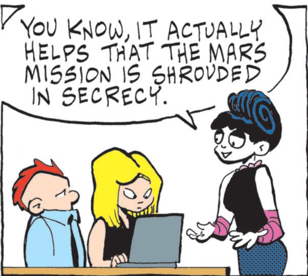 Animation OCR: ? YOU KNOWIT ACTUALLY HELPS THAT THE MARS MISSION IS SHROUDED IN SECRECY. ? YOU KNOWIT ACTUALLY HELPS THAT THE MARS MISSION IS SHROUDED IN SECRECY .