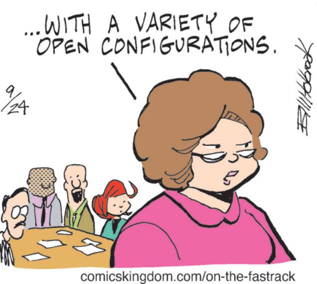 Clip art OCR: al 24 ... WITH A VARIETY OF OPEN CONFIGURATIONS. 5 comicskingdom.com/on-the-fastrack Filllobook al 24 ... WITH A VARIETY OF OPEN CONFIGURATIONS . 5 comicskingdom.com/on-the-fastrack Filllobook