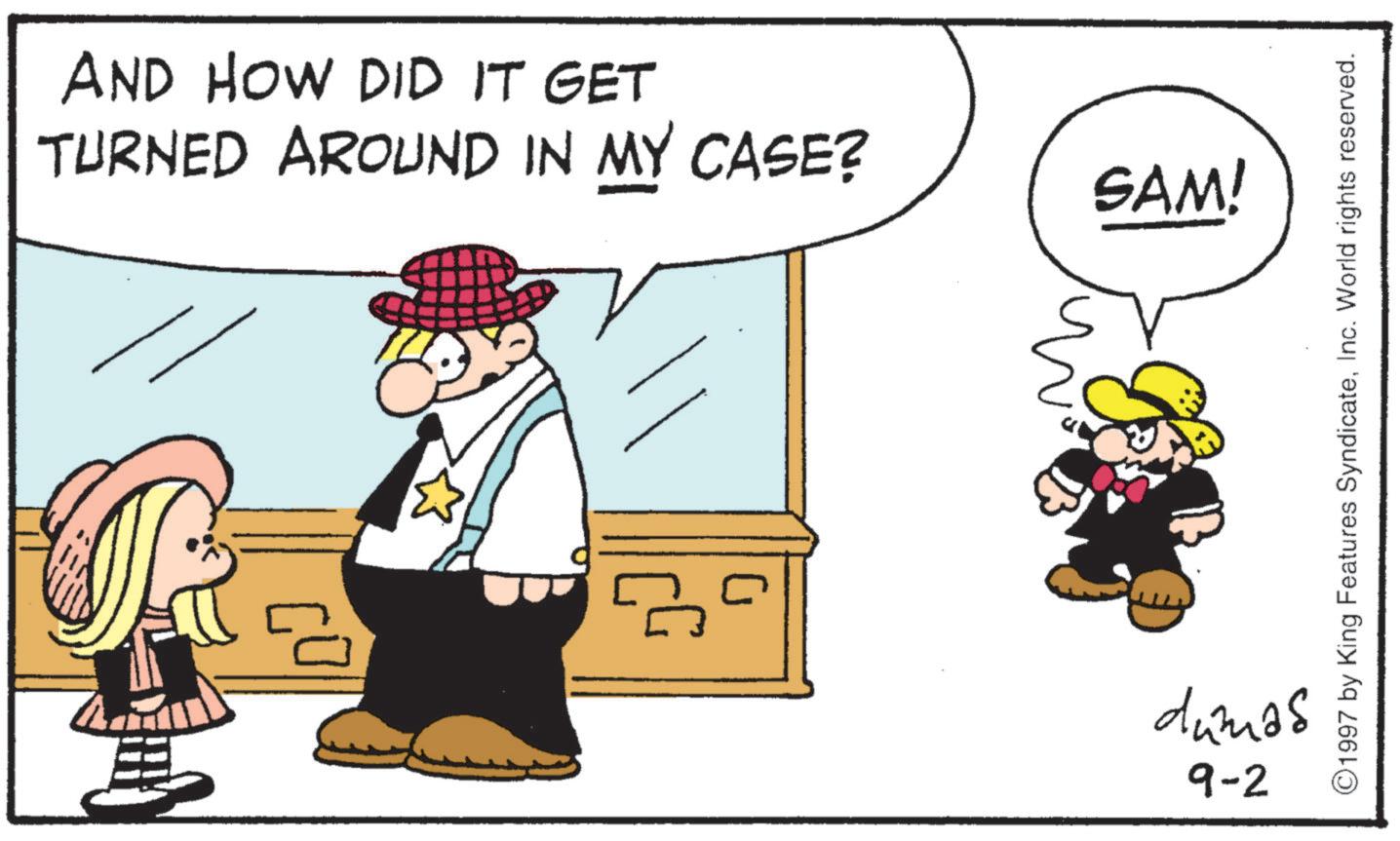 Fedora OCR: AND HOW DID IT GET TURNED AROUND IN MY CASE? SAM! dumas 9-2 ©1997 by King Features SyndicateInc. World rights reserved. AND HOW DID IT GET TURNED AROUND IN MY CASE ? SAM ! dumas 9-2 © 1997 by King Features SyndicateInc. World rights reserved .