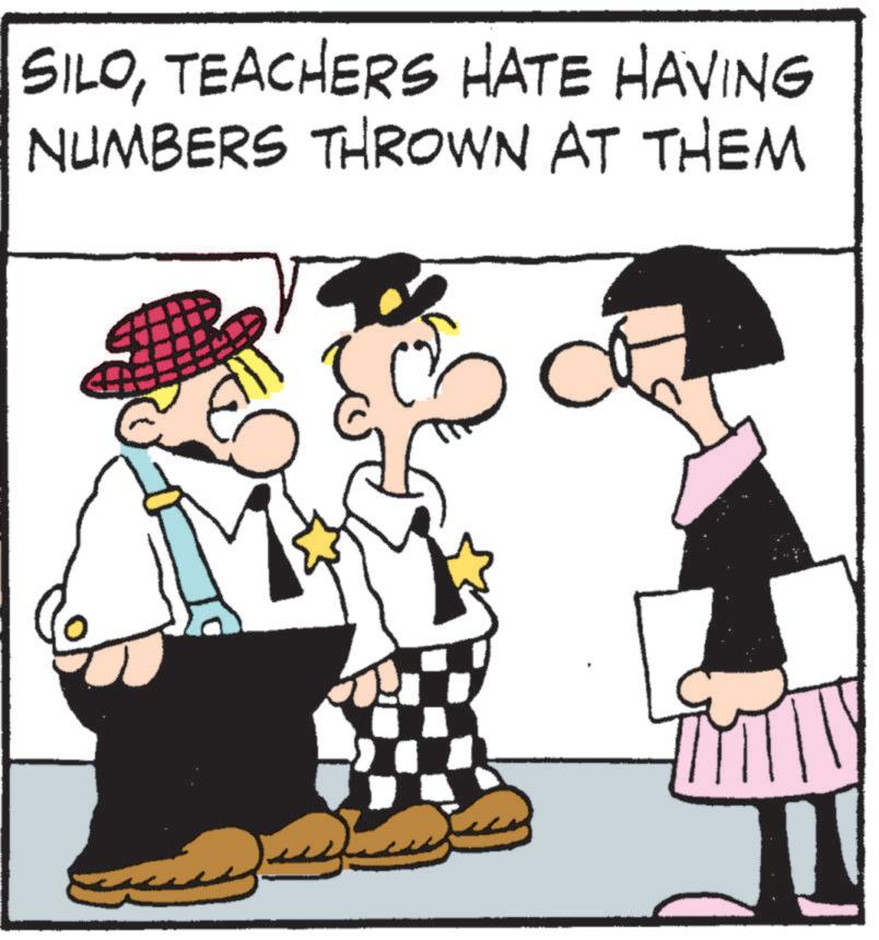 Animation OCR: SILOTEACHERS HATE HAVING NUMBERS THROWN AT THEM ? ? SILOTEACHERS HATE HAVING NUMBERS THROWN AT THEM ? ?