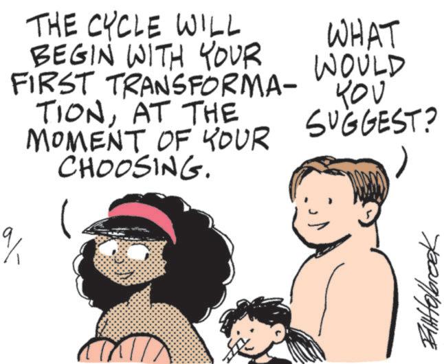 Clip art OCR: THE CYCLE WILL WHAT BEGIN WITH YOUR WOULD FIRST TRANSFORMA- YOU TIONAT THE SUGGEST? MOMENT OF YOUR CHOOSING. BittHolbrook THE CYCLE WILL WHAT BEGIN WITH YOUR WOULD FIRST TRANSFORMA- YOU TIONAT THE SUGGEST ? MOMENT OF YOUR CHOOSING . BittHolbrook