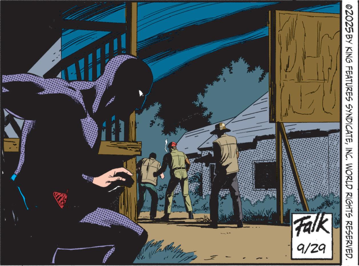Batman OCR: 02025 BY KING FEATURES SYNDICATEINC. WORLD RIGHTS RESERVED. Falk 9/29 02025 BY KING FEATURES SYNDICATEINC . WORLD RIGHTS RESERVED . Falk 9/29