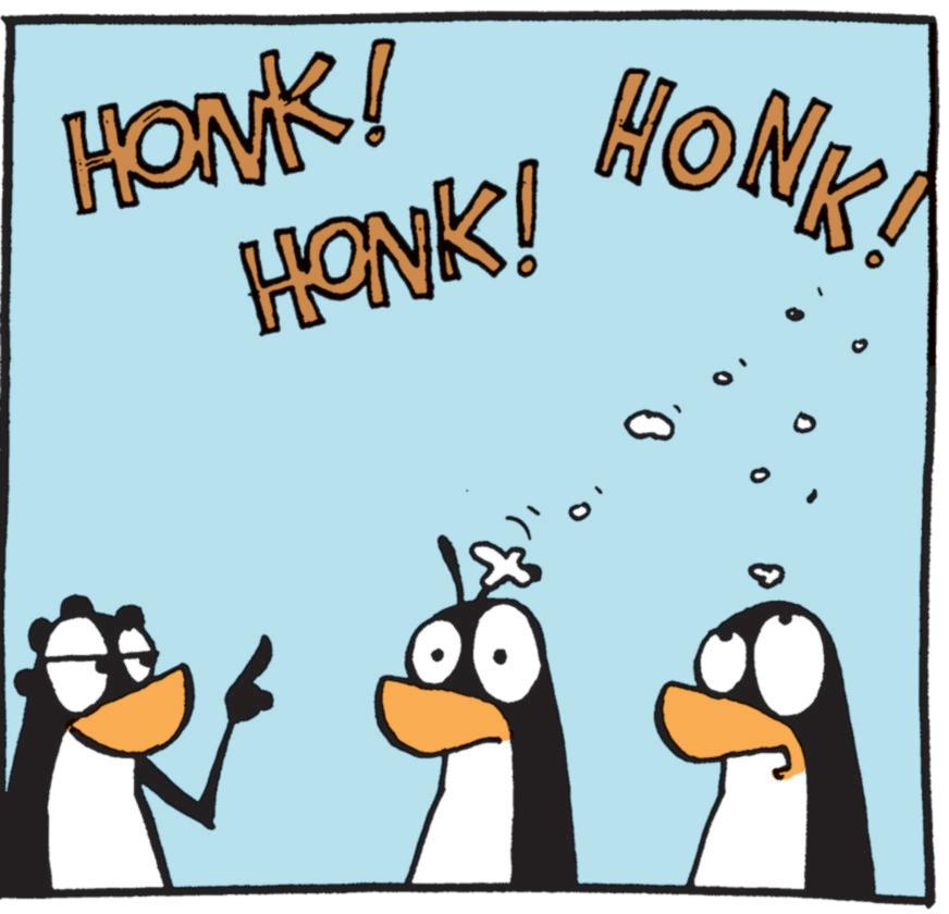 Fiction OCR: HONK! HONK! HONK! HONK ! HONK ! HONK !