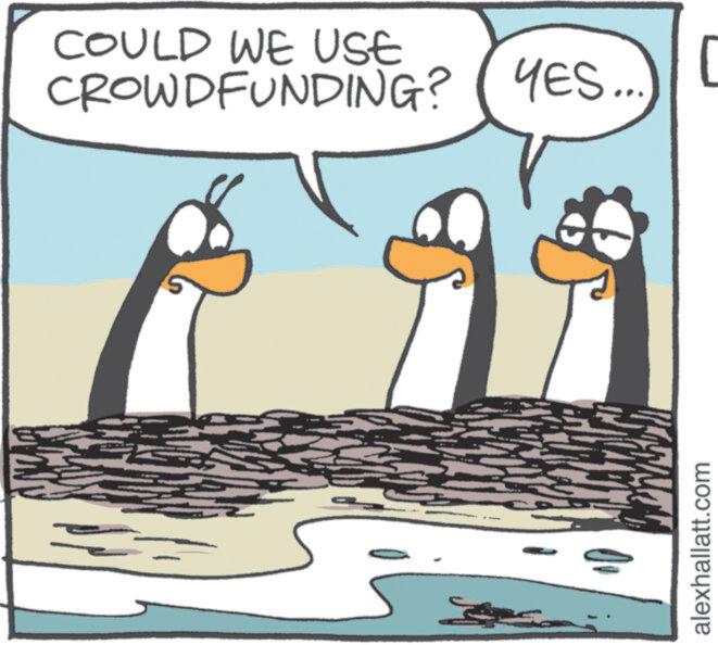 Fiction OCR: COULD WE USE CROWDFUNDING? YES... [ alexhallatt.com COULD WE USE CROWDFUNDING ? YES ... [ alexhallatt.com
