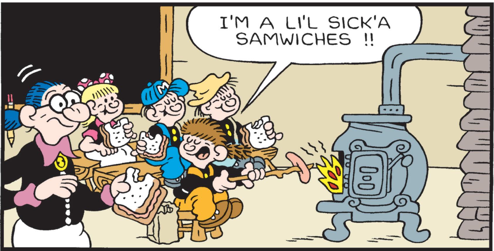Comics OCR: www I'M A LI'L SICK'A SAMWICHES !! 0 000 www I'M A LI'L SICK'A SAMWICHES !! 0 000
