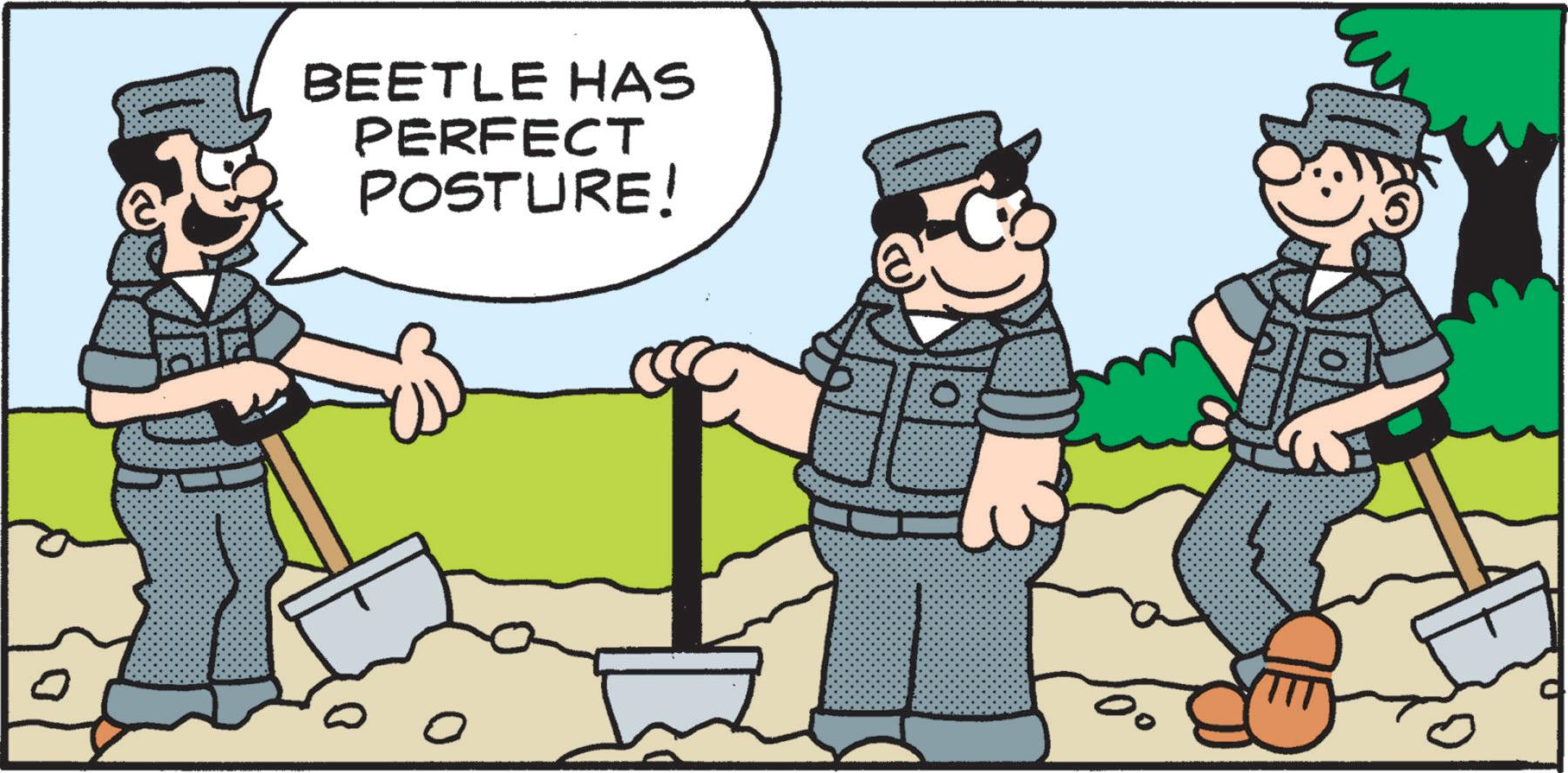 Tradesman OCR: BEETLE HAS PERFECT POSTURE! 0 BEETLE HAS PERFECT POSTURE ! 0