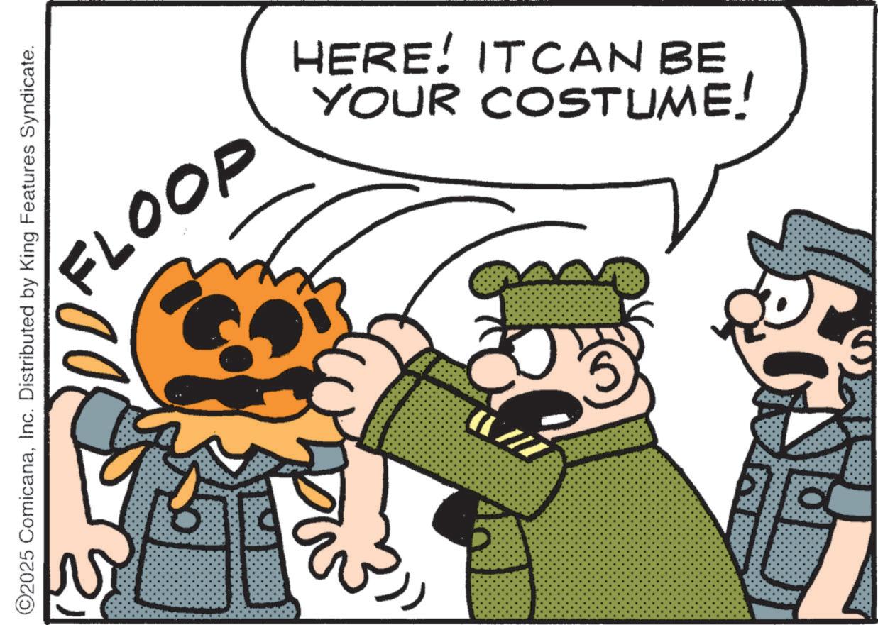 Comics OCR: FLOOP ©2025 ComicanaInc. Distributed by King Features Syndicate. YOUR COSTUME! HERE! IT CAN BE FLOOP © 2025 ComicanaInc. Distributed by King Features Syndicate . YOUR COSTUME ! HERE ! IT CAN BE
