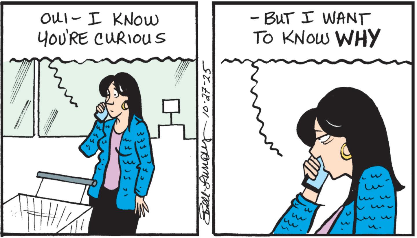 Animation OCR: Oul- I KNOW YOU'RE CURIOUS - BUT I WANT TO KNOW WHY 3333333 Bell-fundy 10-27-25 ? ww 4. Oul- I KNOW YOU'RE CURIOUS - BUT I WANT TO KNOW WHY 3333333 Bell - fundy 10-27-25 ? ww 4 .