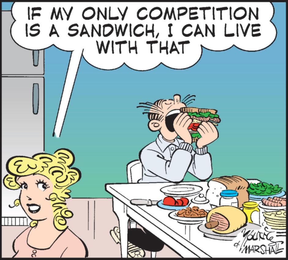 Fictional character OCR: IF MY ONLY COMPETITION IS A SANDWICHI CAN LIVE WITH THAT OC QURD YouTile MARSHAL IF MY ONLY COMPETITION IS A SANDWICHI CAN LIVE WITH THAT OC QURD YouTile MARSHAL