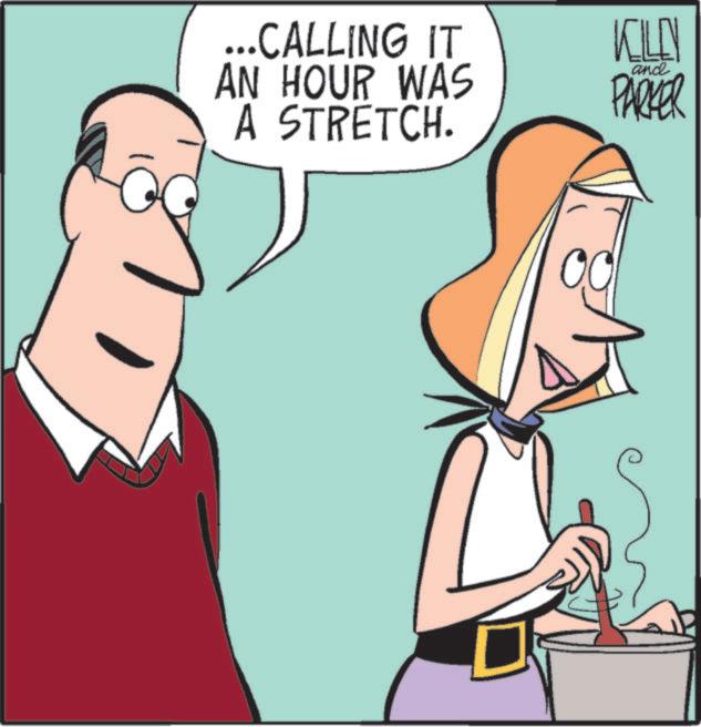 Animated cartoon OCR: ...CALLING IT AN HOUR WAS A STRETCH. KILLN and PARKER ... CALLING IT AN HOUR WAS A STRETCH . KILLN and PARKER