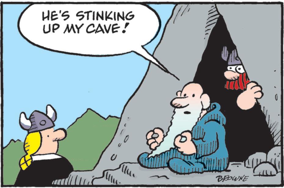 Fiction OCR: HE'S STINKING UP MY CAVE! U U BROWNE HE'S STINKING UP MY CAVE ! U U BROWNE
