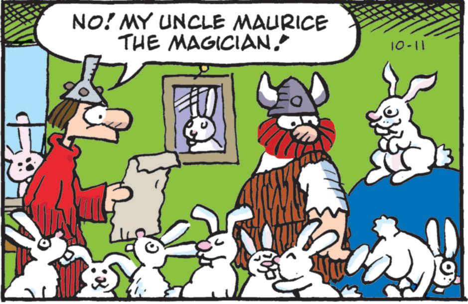Graphics OCR: NO! MY UNCLE MAURICE THE MAGICIAN! 10-11 20 NO ! MY UNCLE MAURICE THE MAGICIAN ! 10-11 20