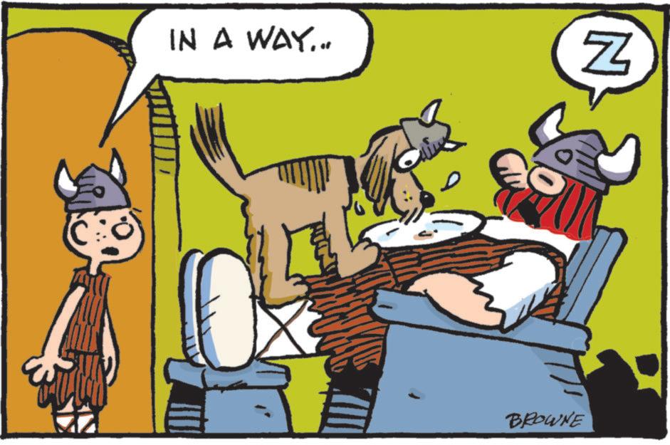 Pack animal OCR: IN A WAY... BROWNE N IN A WAY ... BROWNE N