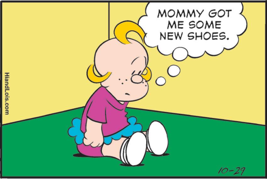 Graphics OCR: HiandLois.com ? MOMMY GOT ME SOME NEW SHOES. C 10-29 HiandLois.com ? MOMMY GOT ME SOME NEW SHOES . C 10-29