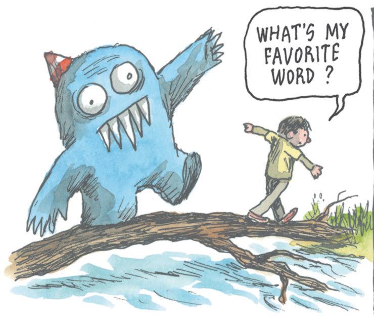 Fictional character OCR: www WHAT'S MY FAVORITE WORD ? www WHAT'S MY FAVORITE WORD ?