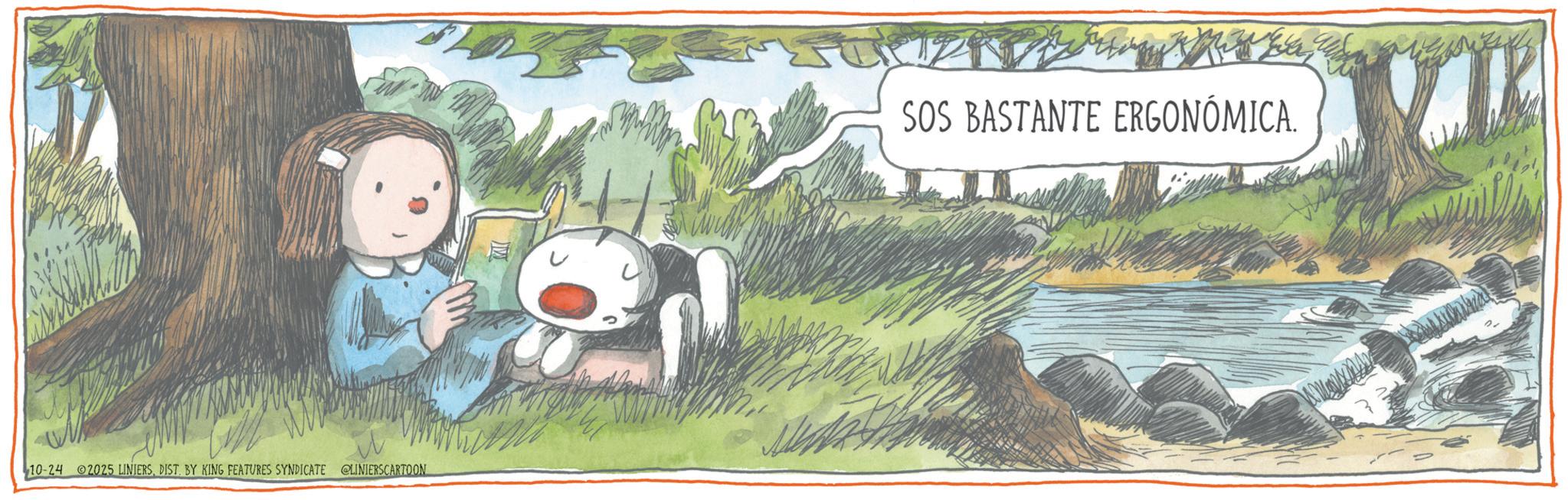 Wetland OCR: 10-24 2025 LINIERSDIST. BY KING FEATURES SYNDICATE @LINIERSCARTOON SOS BASTANTE ERGONÓMICA. 10-24 2025 LINIERSDIST . BY KING FEATURES SYNDICATE @LINIERSCARTOON SOS BASTANTE ERGONÓMICA .