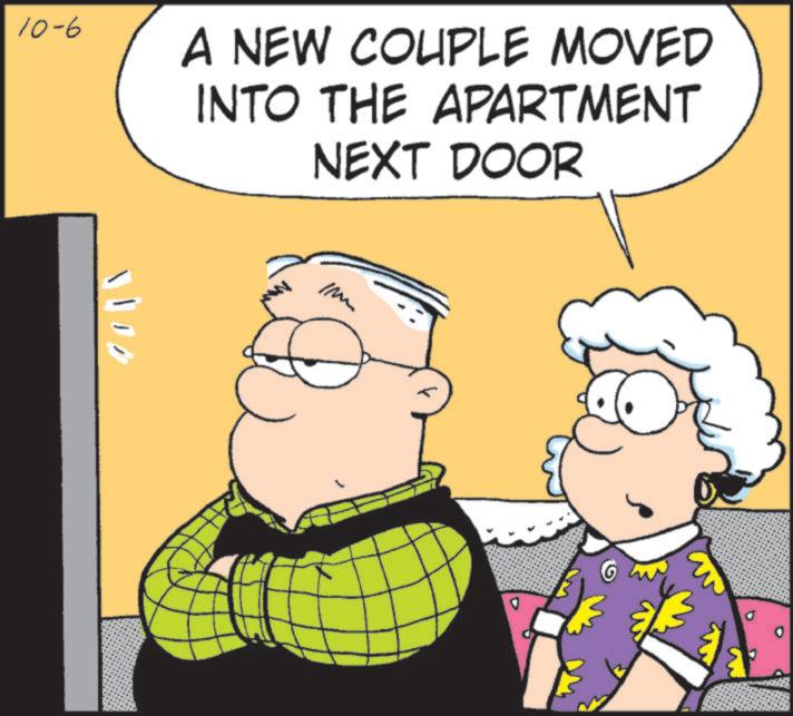 Comic book OCR: 10-6 A NEW COUPLE MOVED INTO THE APARTMENT NEXT DOOR Im 10-6 A NEW COUPLE MOVED INTO THE APARTMENT NEXT DOOR Im