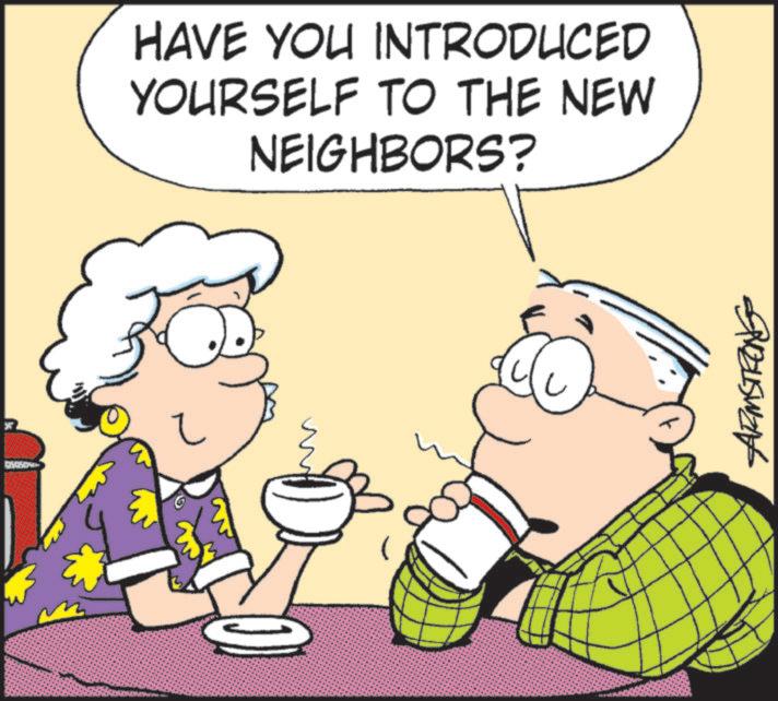 Fiction OCR: HAVE YOU INTRODUCED YOURSELF TO THE NEW NEIGHBORS? ? HAVE YOU INTRODUCED YOURSELF TO THE NEW NEIGHBORS ? ?