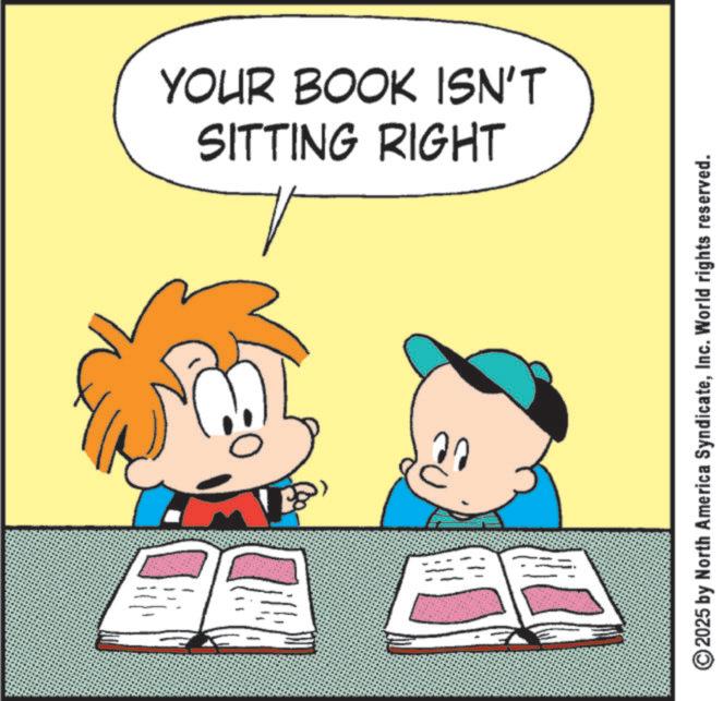 Animation OCR: SITTING RIGHT YOUR BOOK ISN'T ©2025 by North America SyndicateInc. World rights reserved. SITTING RIGHT YOUR BOOK ISN'T © 2025 by North America SyndicateInc. World rights reserved .