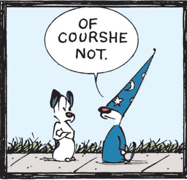 Fictional character OCR: OF COURSHE NOT. OF COURSHE NOT .