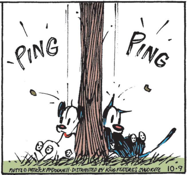 Graphics OCR: PING ? 18 PING MUTTS PATRICK MYDONNE) DISTRIBUTED BY KING FEATURES SYNDICATE 10.9 PING ? 18 PING MUTTS PATRICK MYDONNE ) DISTRIBUTED BY KING FEATURES SYNDICATE 10.9