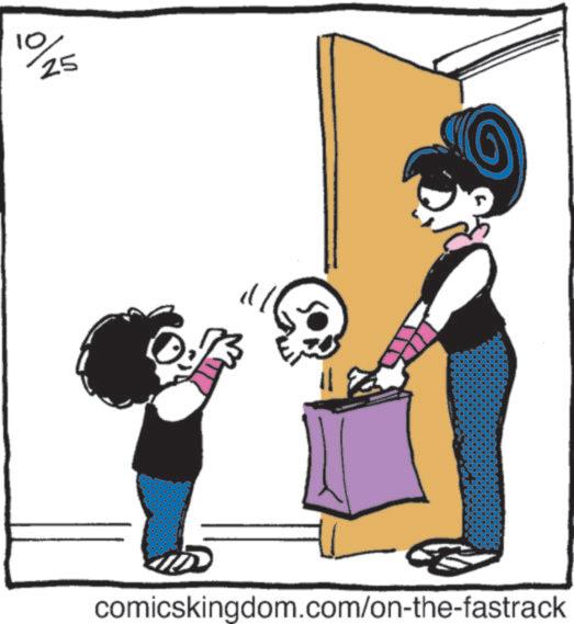 Graphic design OCR: 10/25 comicskingdom.com/on-the-fastrack 10/25 comicskingdom.com/on-the-fastrack