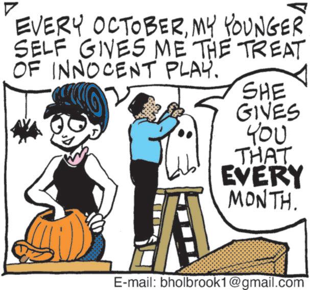 Handwriting OCR: EVERY OCTOBERMY YOUNGER SELF GIVES ME THE TREAT OF INNOCENT PLAY. SHE GIVES You THAT EVERY MONTH E-mail: bholbrook1@gmail.com EVERY OCTOBERMY YOUNGER SELF GIVES ME THE TREAT OF INNOCENT PLAY . SHE GIVES You THAT EVERY MONTH E - mail : bholbrook1@gmail.com