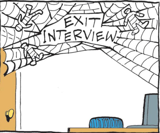 Graphics OCR: EXIT INTERVIEW EXIT INTERVIEW