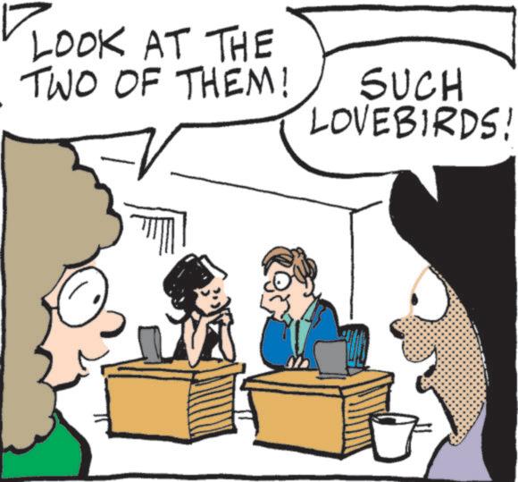Debate OCR: LOOK AT THE TWO OF THEM! SUCH LOVEBIRDS! ?? LOOK AT THE TWO OF THEM ! SUCH LOVEBIRDS ! ??