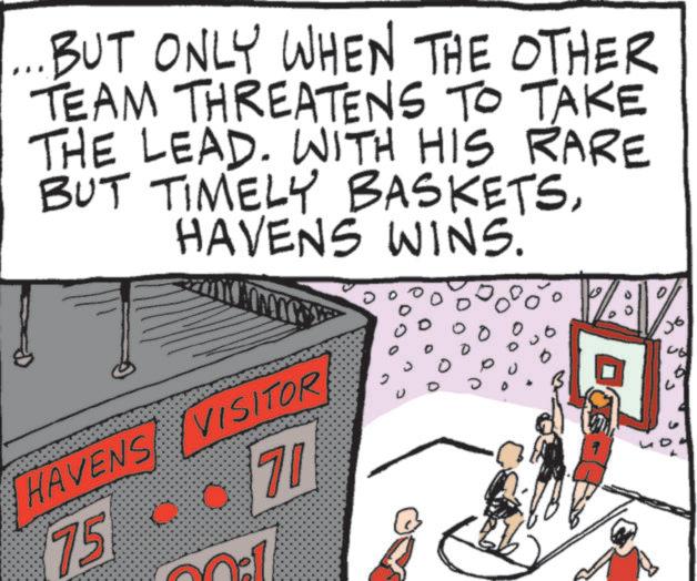 Basketball court OCR: BUT ONLY WHEN THE OTHER TEAM THREATENS TO TAKE THE LEAD. WITH HIS RARE BUT TIMELY BASKETSHAVENS WINS. P 06 HAVENS VISITOR D 75 71 BUT ONLY WHEN THE OTHER TEAM THREATENS TO TAKE THE LEAD . WITH HIS RARE BUT TIMELY BASKETSHAVENS WINS . P 06 HAVENS VISITOR D 75 71