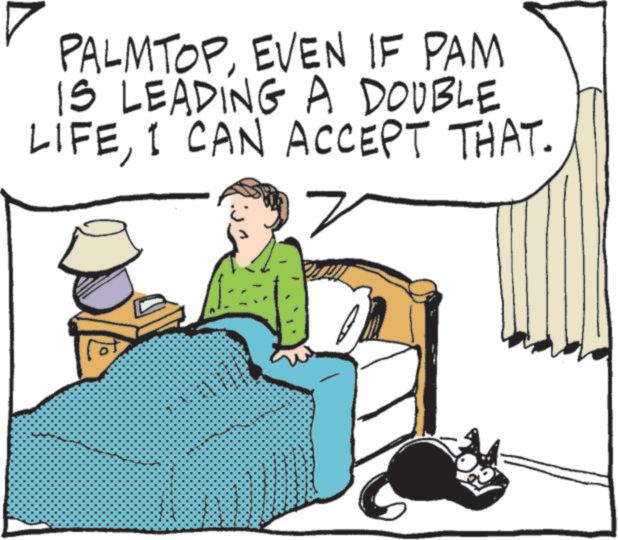 Animation OCR: PALMTOPEVEN IF PAM IS LEADING A DOUBLE LIFEI CAN ACCEPT THAT. PALMTOPEVEN IF PAM IS LEADING A DOUBLE LIFEI CAN ACCEPT THAT .