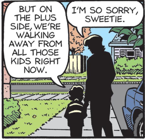 Fictional character OCR: BUT ON I'M SO SORRYTHE PLUS SIDEWE'RE WALKING ? AWAY FROM SWEETIE. ALL THOSE KIDS RIGHT NOW. ?? 711 EBO ??? ??? BUT ON I'M SO SORRYTHE PLUS SIDEWE'RE WALKING ? AWAY FROM SWEETIE . ALL THOSE KIDS RIGHT NOW . ?? 711 EBO ??? ???