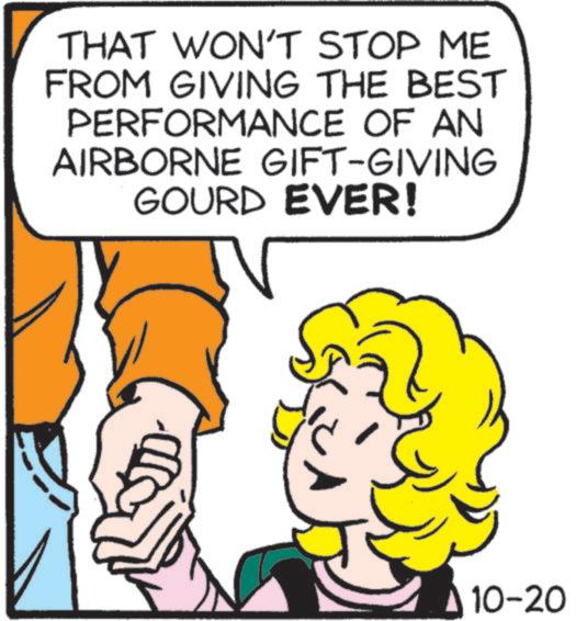 Animation OCR: THAT WON'T STOP ME FROM GIVING THE BEST PERFORMANCE OF AN AIRBORNE GIFT-GIVING GOURD EVER! 10-20 THAT WON'T STOP ME FROM GIVING THE BEST PERFORMANCE OF AN AIRBORNE GIFT - GIVING GOURD EVER ! 10-20