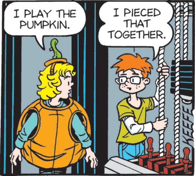 Publication OCR: I PLAY THE PUMPKIN. I PIECED THAT TOGETHER. DEFEEM DE I PLAY THE PUMPKIN . I PIECED THAT TOGETHER . DEFEEM DE