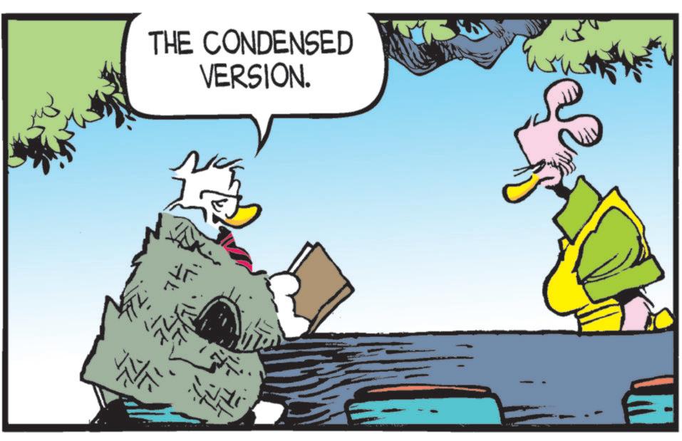 Comic book OCR: THE CONDENSED VERSION. THE CONDENSED VERSION .