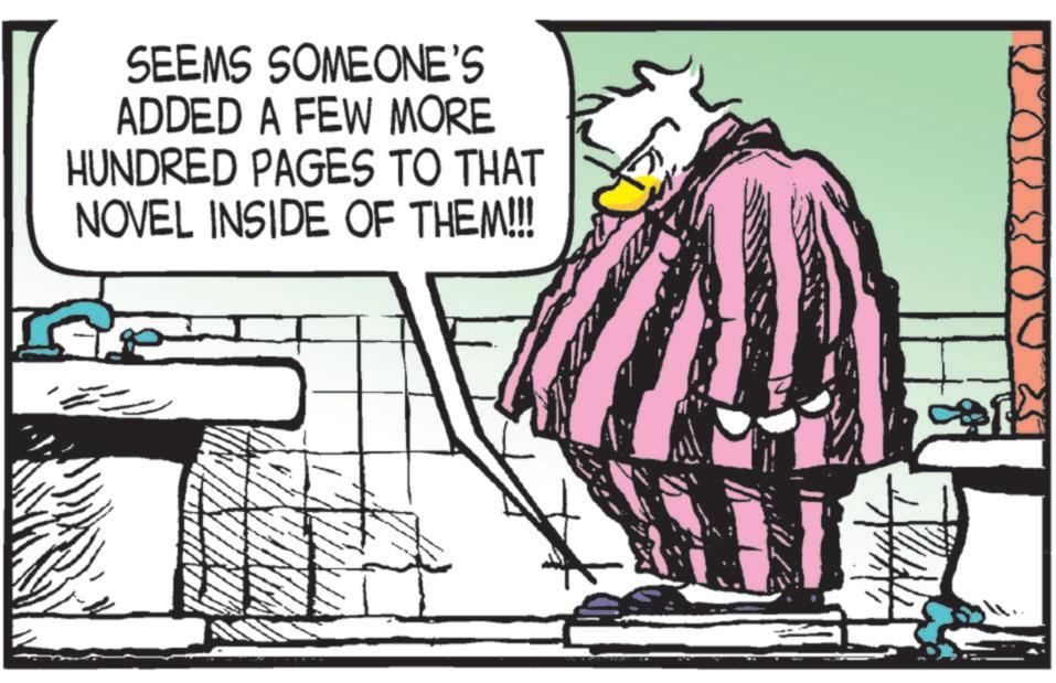 Comics OCR: SEEMS SOMEONE'S ADDED A FEW MORE HUNDRED PAGES TO THAT NOVEL INSIDE OF THEM!!! SEEMS SOMEONE'S ADDED A FEW MORE HUNDRED PAGES TO THAT NOVEL INSIDE OF THEM !!!