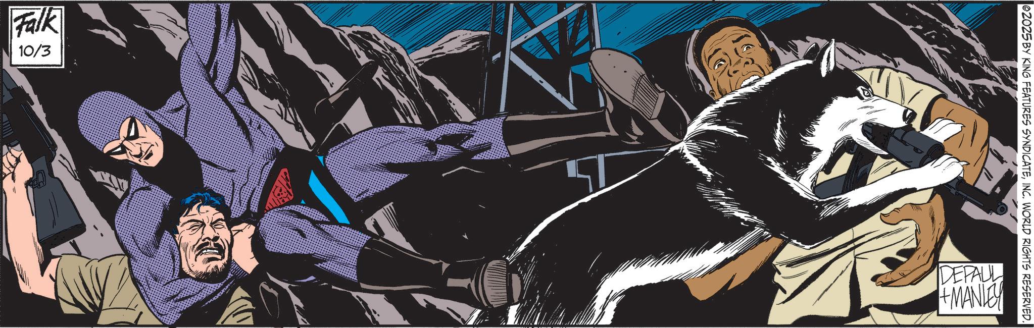 Comic book OCR: Falk 10/3 A DEPAUL +MANLEY 02025 BY KING FEATURES SYNDICATEINC. WORLD RIGHTS RESERVED. Falk 10/3 A DEPAUL + MANLEY 02025 BY KING FEATURES SYNDICATEINC . WORLD RIGHTS RESERVED .