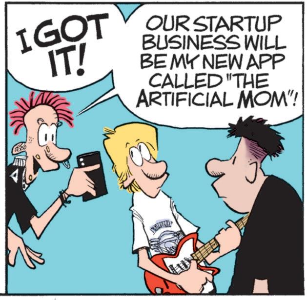 Fiction OCR: IGOT IT! OUR STARTUP BUSINESS WILL BE MY NEW APP CALLED "THE ARTIFICIAL MOM"! hungu IGOT IT ! OUR STARTUP BUSINESS WILL BE MY NEW APP CALLED " THE ARTIFICIAL MOM " ! hungu