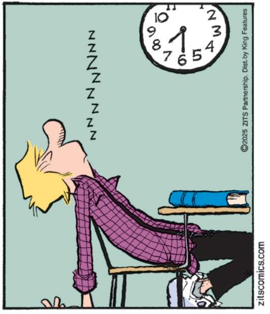 Graphics OCR: ~~~~ N N N N 000 7 654 WN zitscomics.com 2025 ZITS Partnership. Dist. by King Features ~~~~ N N N N 000 7 654 WN zitscomics.com 2025 ZITS Partnership . Dist . by King Features