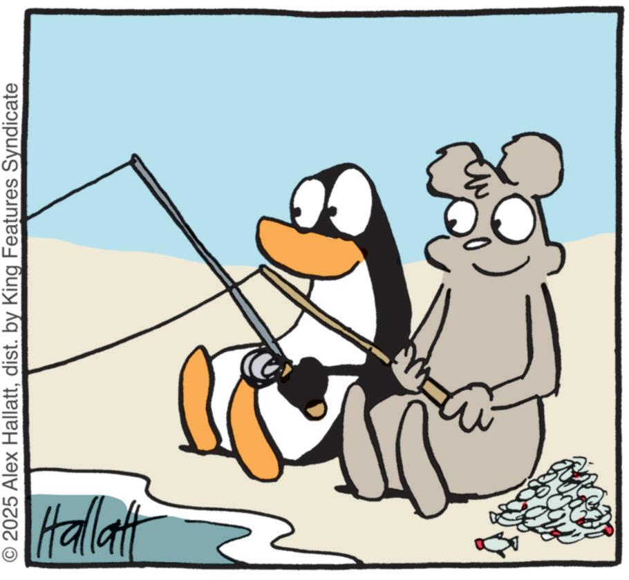 Clip art OCR: O 2025 Alex Hallattdist. by King Features Syndicate Hallatt O 2025 Alex Hallattdist . by King Features Syndicate Hallatt