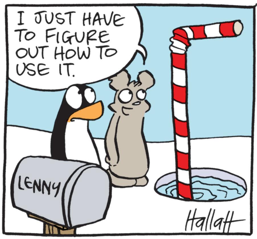 Line art OCR: I JUST HAVE TO FIGURE OUT HOW TO USE IT. LENNY Hallatt I JUST HAVE TO FIGURE OUT HOW TO USE IT . LENNY Hallatt