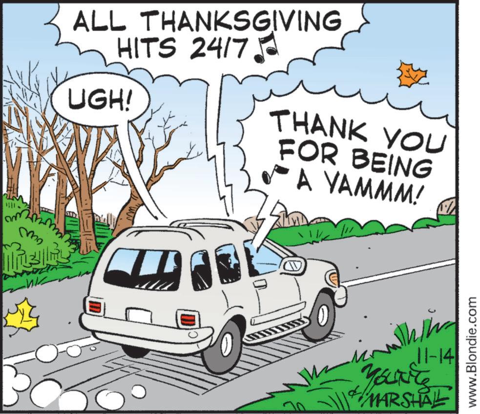 Animation OCR: mon ?? ALL THANKSGIVING HITS 24/7 UGH! THANK YOU FOR BEING A VAMMM! 11-14 MARSHALL www.Blondie.com mon ?? ALL THANKSGIVING HITS 24/7 UGH ! THANK YOU FOR BEING A VAMMM ! 11-14 MARSHALL www.Blondie.com