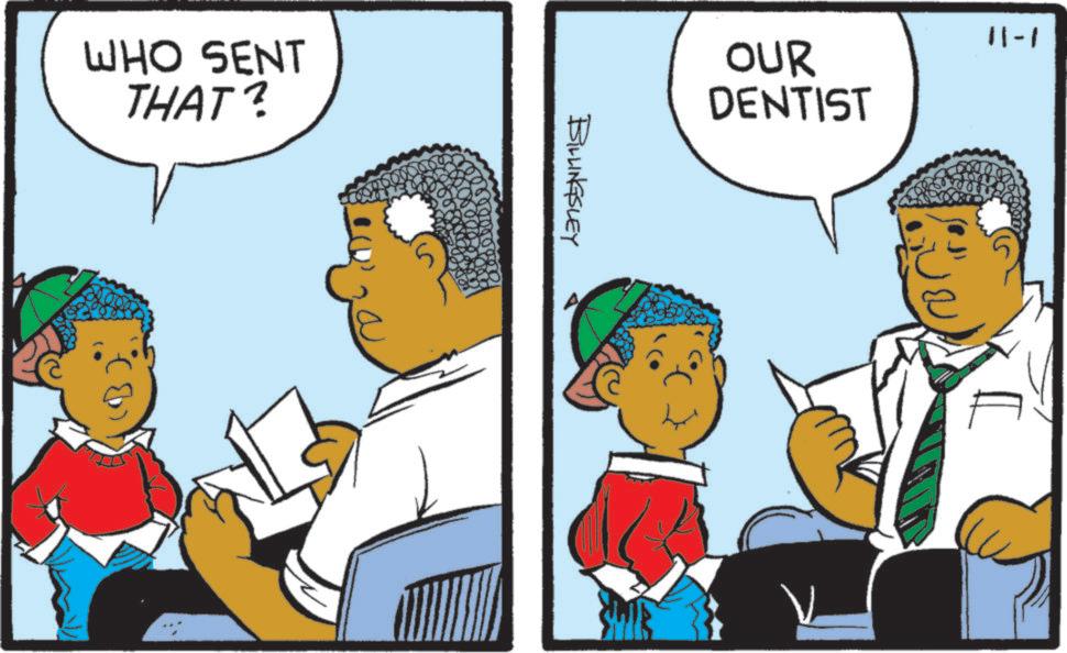 Animation OCR: WHO SENT THAT? BILLINGSLEY OUR DENTIST 11-1 WHO SENT THAT ? BILLINGSLEY OUR DENTIST 11-1